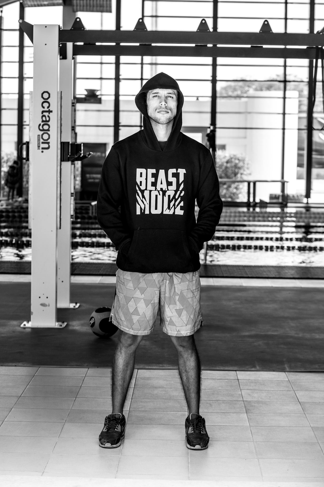 Black and white portrait of Yufo Trickster